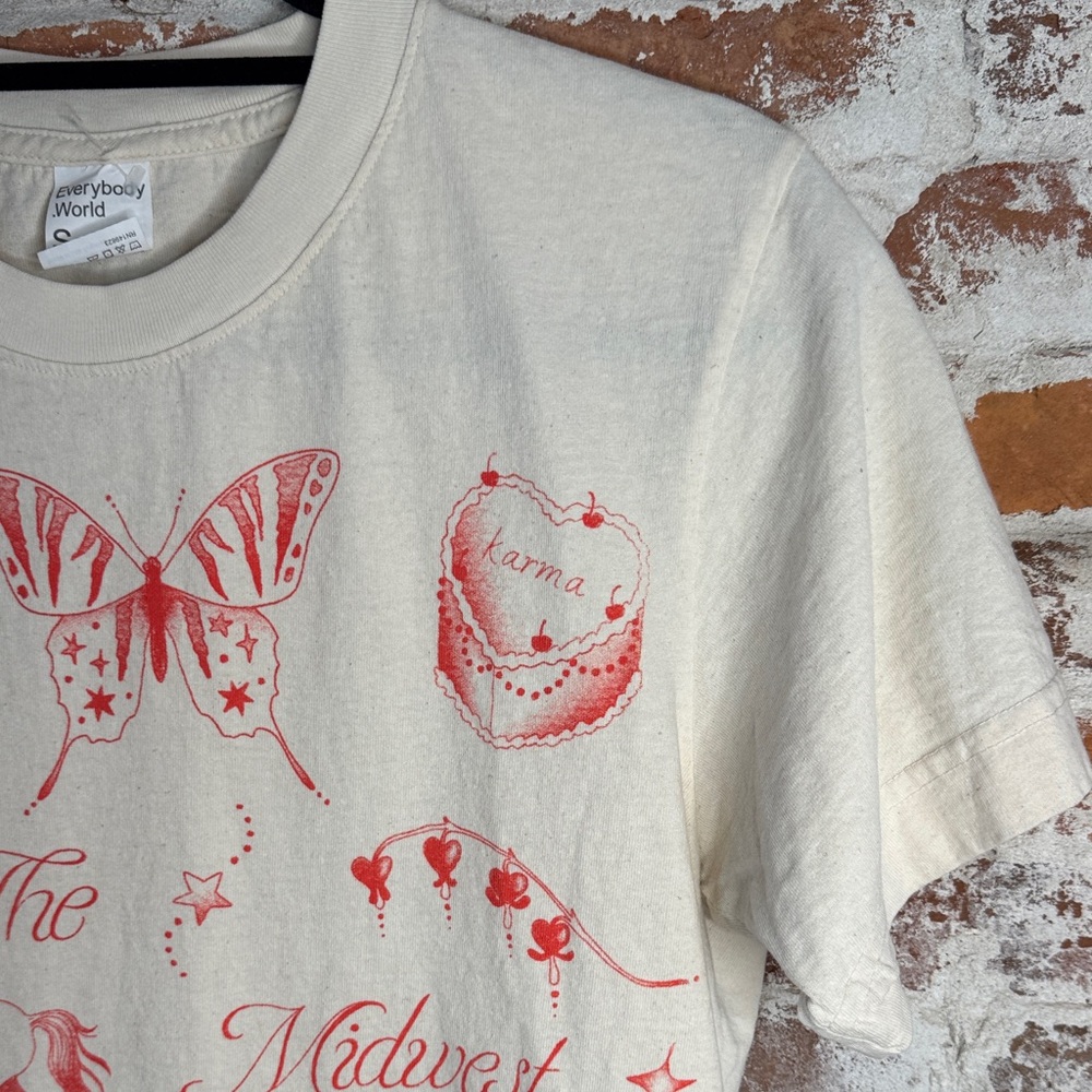 The Midwest Princess Tour Chappel Roan Concert Tee Everybody World Small - Picture 5 of 6
